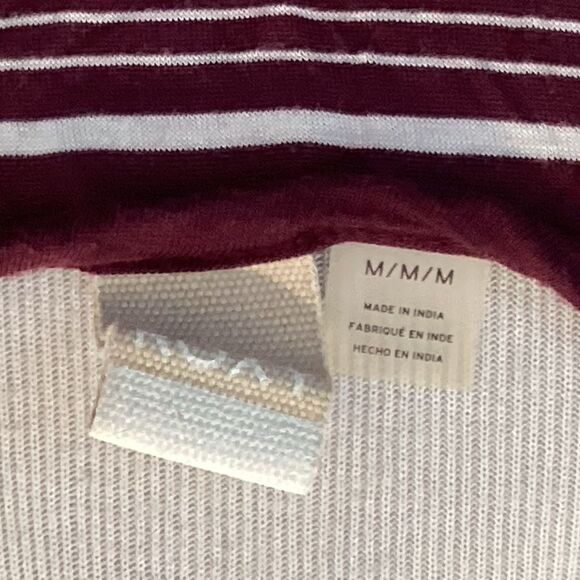 Medium Roxy Striped Burgundy Dress - Picture 8 of 11